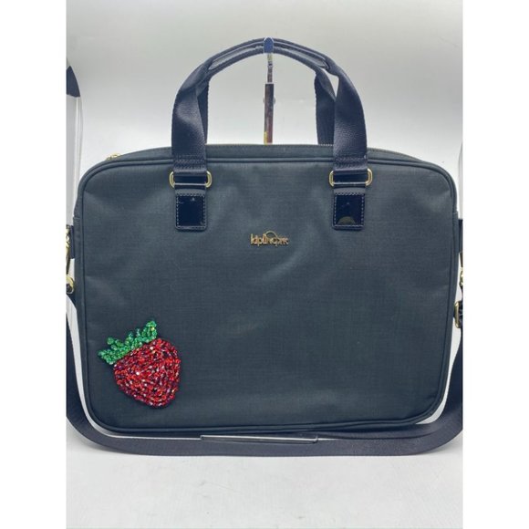 Kipling w/Customized Appliqués Large Blue Tote Bag - Picture 3 of 13